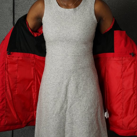 Women's Windriver T-Max Winter Fall Parka Red Jacket - Picture 13 of 16